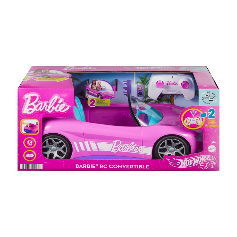 Auto na diaľkové ovládanie Hot Wheels RC Barbie